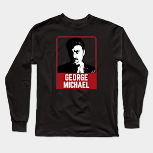 George michael ~~~ 80s retro Long Sleeve T-Shirt